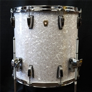 Ludwig USA Classic Maple Series 16x16" Floor Tom w/ Legs - White Marine Pearl