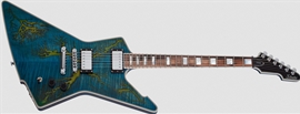 Schecter DIAMOND SERIES E-1 Electro-Resin Transparent Blue 6-String Electric Guitar 2025