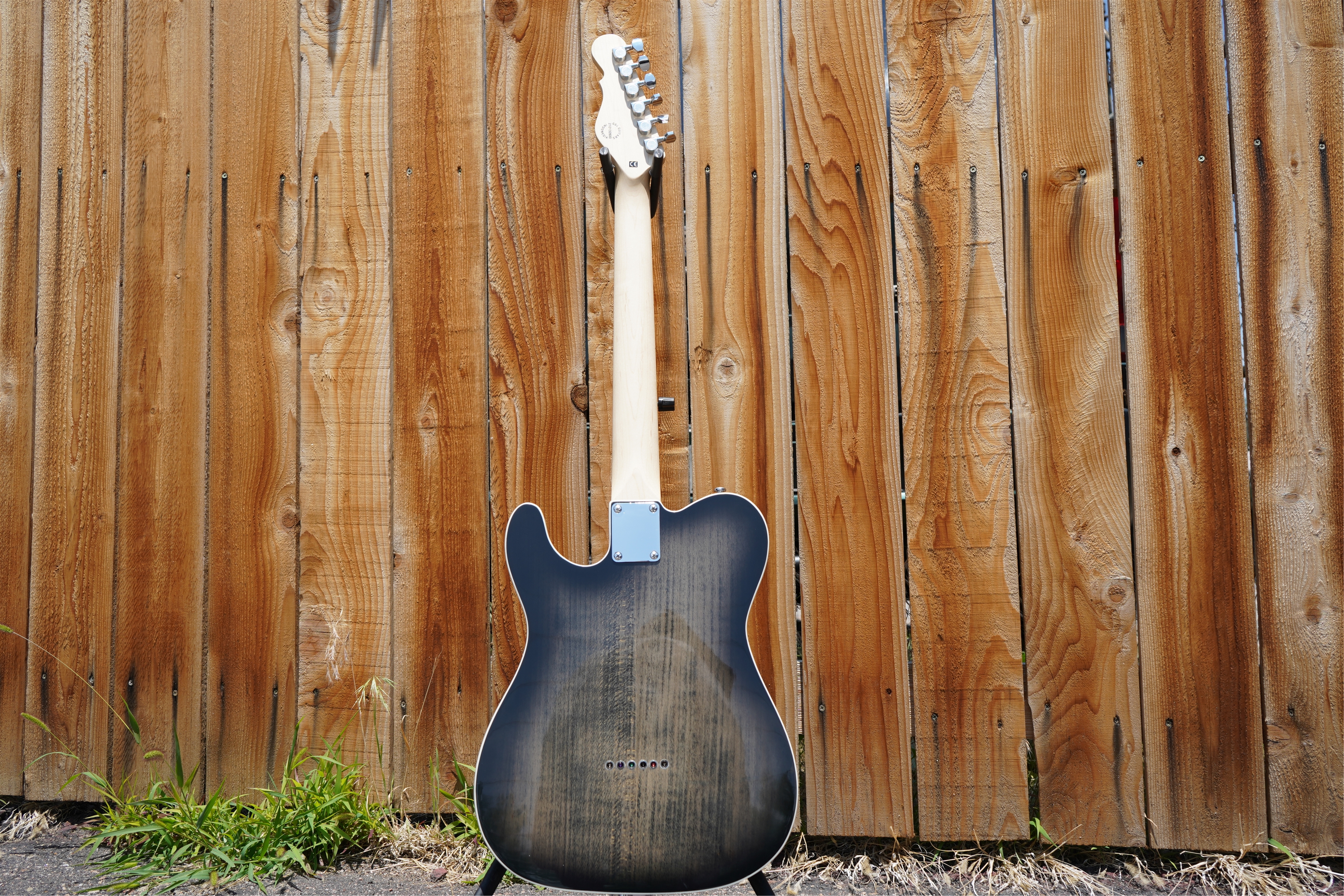 G&L TRIBUTE SERIES ASAT CLASSIC Semi-Hollow Charcoal Black Burst 6-String  Electric Guitar