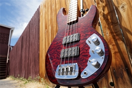G&L USA Custom Shop 40th Anniversary L-2000 Ruby Red 4-String Bass w/ Tolex Case (2022)