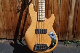 G&L USA Series 750 CLF Research L-1000 Natural Gloss Urethane 5-String Electric Bass Guitar  