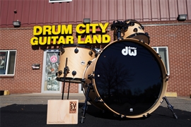 DW USA Collectors Series Lacquer Custom Hard Satin Natural Oil SSC Pure Maple Shells | 22"/16"/12"