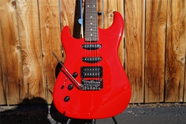 G&L USA Legacy HSS RMC Rally Red w/Matching Head Left Handed 6-String Electric Guitar 2022