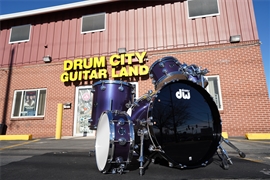 USED - DW USA Collectors Santa Monica Series - Deep Metallic Purple Lacquer - 5pc Maple Shell Pack (2022 - Avenged Sevenfold)