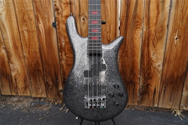 Spector Euro4 Rachel Bolan  Black Metallic Flake 4-String Electric Bass Guitar 2023