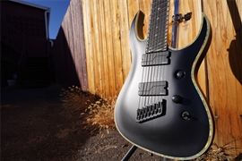 B.C. Rich Shredzilla Prophecy Archtop Fanned Fret  Satin Black  7-String Electric Guitar 2021