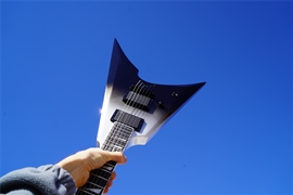 ESP E-II Arrow NT Black Silver Fade Left Handed  6-String Electric Guitar 2022