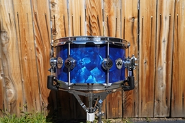 DW USA Collectors Series - Blue Moonstone 6.5 x 13" Pure Maple Snare Drum 