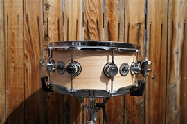 DW USA Collectors Series Natural Satin Oil 5.5 x 14" Maple Snare Drum