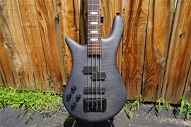 Spector Euro4LX Trans Black Stain Matte Left Handed 4-String Electric Bass Guitar  