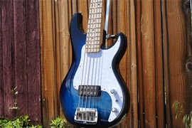 G&L USA Fullerton Deluxe Kiloton 5 Blueburst/Maple neck 5-String Electric Bass Guitar 2025