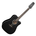 Takamine GD30CE-12 Black 12-String Acoustic Electric Guitar