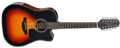 Takamine GD30CE-12 Brown Sunburst  12-String Acoustic Electric Guitar