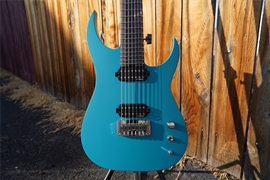 Schecter USA CUSTOM SHOP Keith Merrow KM-7 Stage Teal Blue  Satin 7-String Electric Guitar 2024