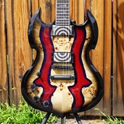 Wylde Audio Barbarian Special Edition Blood River Left Handed 6-String Electric Guitar