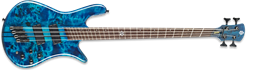 Spector NS Dimension 4 - Multi Scale -Black & Blue 4-String Bass Guitar 2022