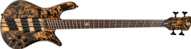 Spector NS Dimension 4 Multi Scale- Super Faded Black Gloss 4-String Bass Guitar 2022