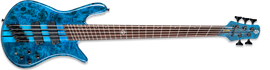 Spector NS Dimension 5 - Multi Scale -Black & Blue  5-String Bass Guitar  