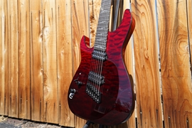 Schecter DIAMOND SERIES Reaper-7 Elite Multiscale Blood Burst Left Handed  7-String Electric Guitar 