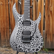 Schecter USA CUSTOM SHOP Sunset Extreme FR Black and Silver Satin Crackle  6-String Electric Guitar 2025