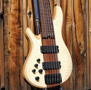 Schecter DIAMOND SERIES Charles Berthoud CB-6LH Natural Satin Left Handed 6-String Electric Bass Guitar 2025