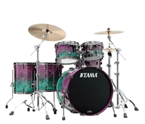 Tama Starclassic WBS52RBMSNMF Walnut/Birch 5pc Drum Set w/22BD Nebula Mappa Burl Fade
