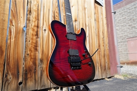 ESP USA TE-II FR See Thru Black Cherry Sunburst 6-String Electric Guitar 2024