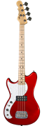 G&L TRIBUTE SERIES Fallout 30 Inch Short scale Bass Candy Apple Red Left Handed 4-String Electric Bass  