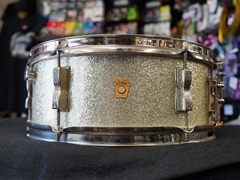 USED - 1965 Ludwig/Vintage USA 5x14" Snare Drum - Silver Sparkle Wrap