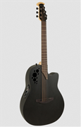 Ovation  Elite 2078TX-5 Black Textured Deep body 6-String Acoustic Electric Guitar 