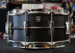 Ludwig USA LB4271 Black Beauty 6.5x14" Snare Drum - Flat Black Finish