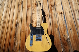 G&L USA ASAT Classic Semi-Hollow Butterscotch Blonde Left Handed 6-String Electric Guitar 2024