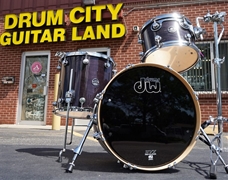 DW USA Performance Series 3pc Maple Bop Shell Pack - Ebony Stain Lacquer 