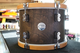 PDP Concept Maple Classic 9" x 13" Tom Walnut Stain with Natural Hoops - 13" Tom (No-Mount)