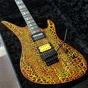 Schecter USA CUSTOM SHOP Avenger FR/S Molten Crackle 6-String Electric Guitar 2025