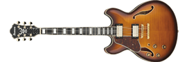 IBANEZ AS93FML VLS Violin Sunburst Left Handed 6-String Electric Guitar 