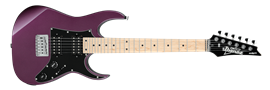 IBANEZ MIKRO GRGM21M MPL Metallic Purple 22.2 Short Scale 6-String Electric Guitar
