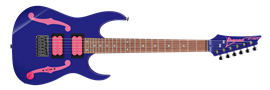 IBANEZ Paul Gilbert PGMM11 Jewel Blue 22.2 Short Scale 6-String Electric Guitar 