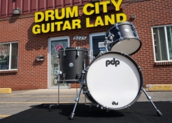 PDP Concept Maple Bop 3pc Shell Pack - Ebony Satin 