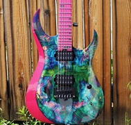 Schecter USA CUSTOM SHOP Sunset Extreme 6 Stabilized Burl Top 6-String Electric Guitar