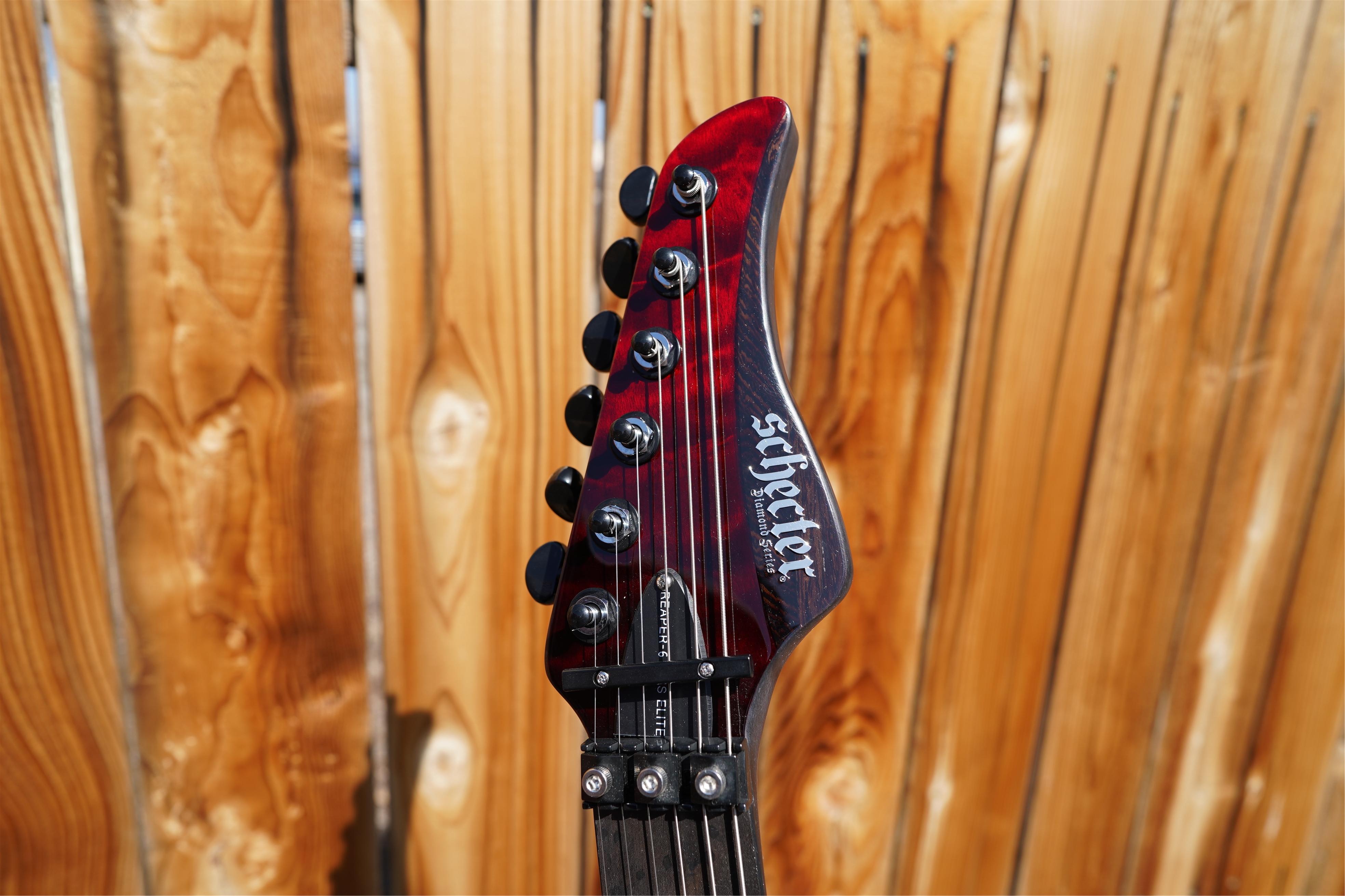 Schecter DIAMOND SERIES Reaper-6 FR/S Elite Blood Burst Left Handed  6-String Electric Guitar 2023