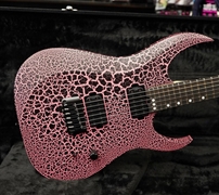 Schecter USA CUSTOM SHOP Sunset Extreme-6 Rosé Crackle 6-String Electric Guitar 