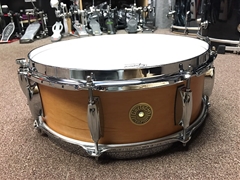 2019 Gretsch USA Gretsch Broadcaster Satin Natural 5x14" Snare w/ Lightning Strainer (BK-05148S)