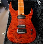 Schecter USA CUSTOM SHOP Keith Merrow KM-7 Hybrid – Vintage Sunburst 7-String Electric Guitar 
