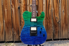 Schecter USA CUSTOM SHOP  PT Custom/Hybrid  Prototype Green Fade 6-String Electric Guitar 2024