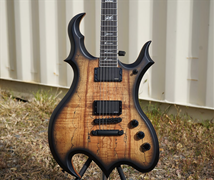 Wylde Audio Wrathmaker Spalted Maple with Black Burst  6-String Electric Guitar 2025