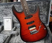 Schecter  USA CUSTOM SHOP   Sunset Custom-II HSS Tiger Eye Satin 6-String Electric Guitar
