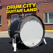 DW DDLM1822KKBL - Design Series 18" X 22" Black Satin Maple Bass Drum