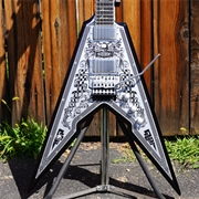 Wylde Audio IronWorks Viking FR Gloss Black 6-String Electric Guitar 