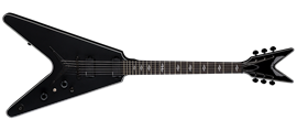 Dean V Select Fluence Black Satin  6-String Electric Guitar  